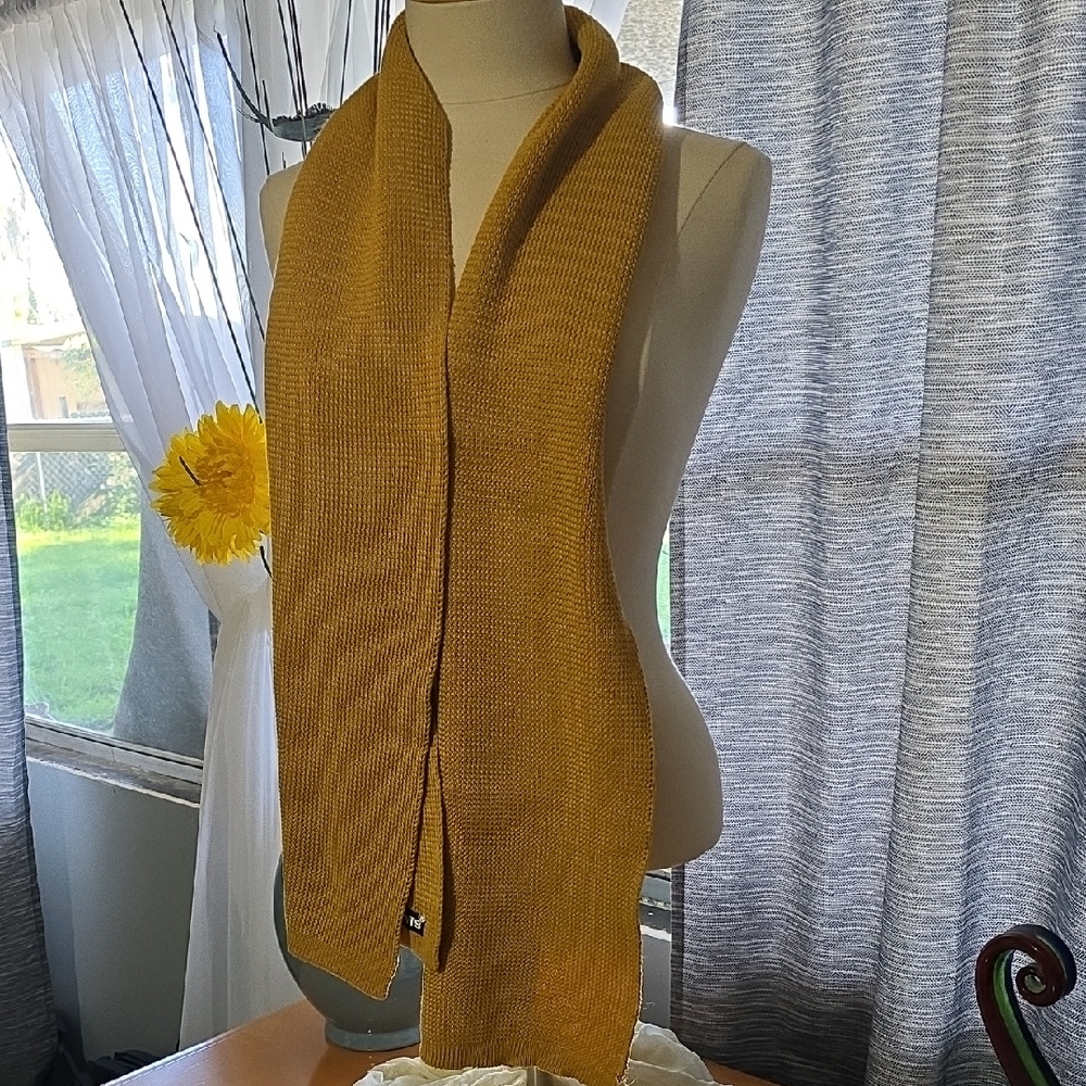 Levi's Mustard Knit Scarf